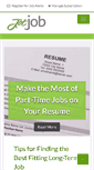 Mobile Screenshot of jotjob.com